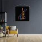Textielposter Rock Gitaar Vierkant Template TP Vierkant Muziek 21 3