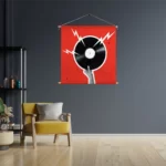 Textielposter Bliksem Plaat Vierkant Template TP Vierkant Muziek 8 3