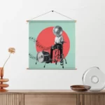 Template_TP_Vierkant_Muziek_9-2 Textielposter Drummen Als Een Baas Vierkant Template TP Vierkant Muziek 9 2