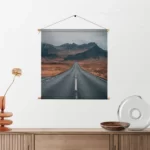 Textielposter Schotse Wegen Vierkant Template TP Vierkant Natuur 31 2