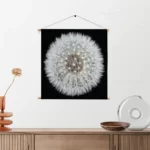 Textielposter Pluis van paardenbloem Vierkant Template TP Vierkant Natuur 35 2