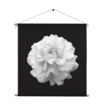 Textielposter Witte Anjer Vierkant Template TP Vierkant Natuur 38 1