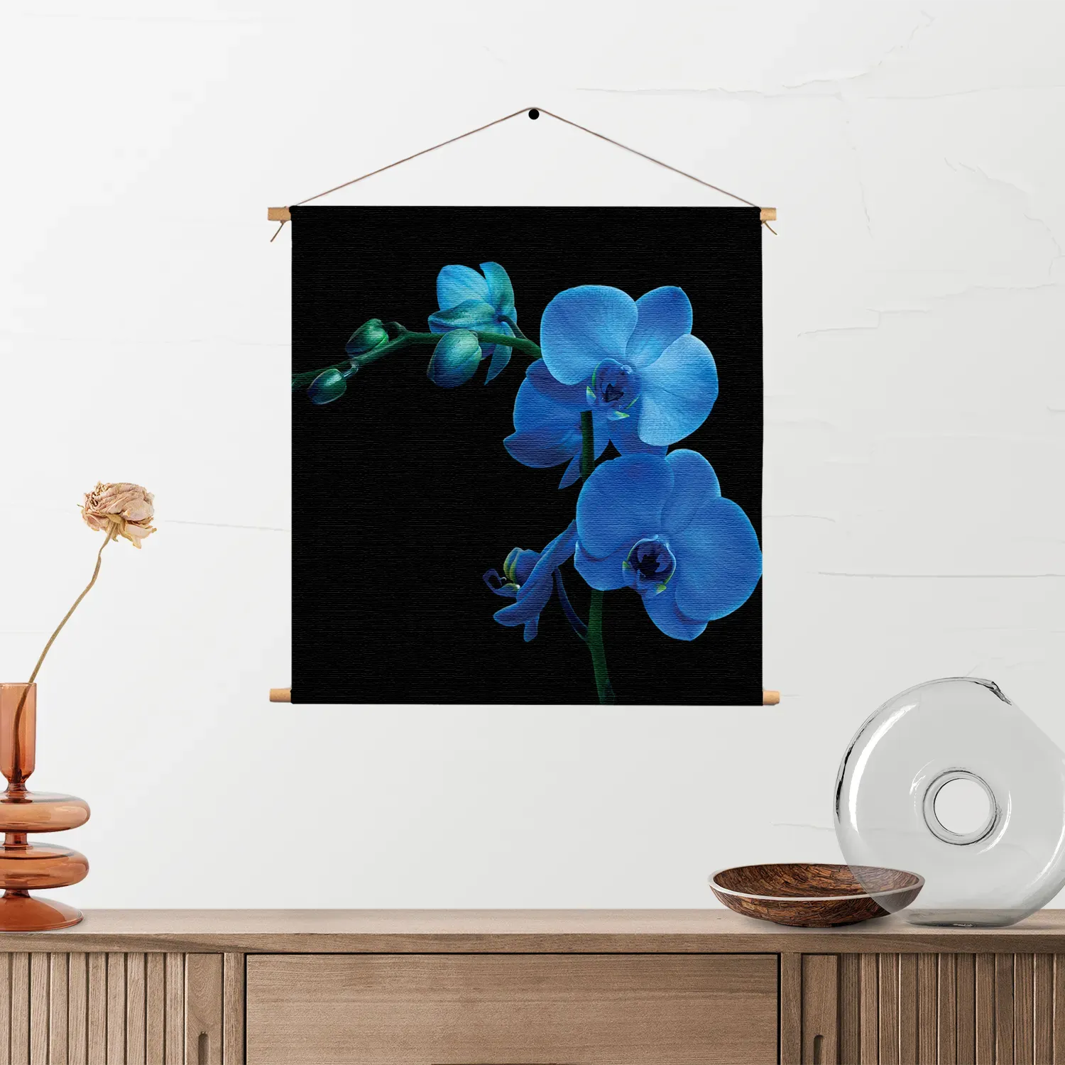 Textielposter Orchidee Vierkant Template TP Vierkant Natuur 39 2