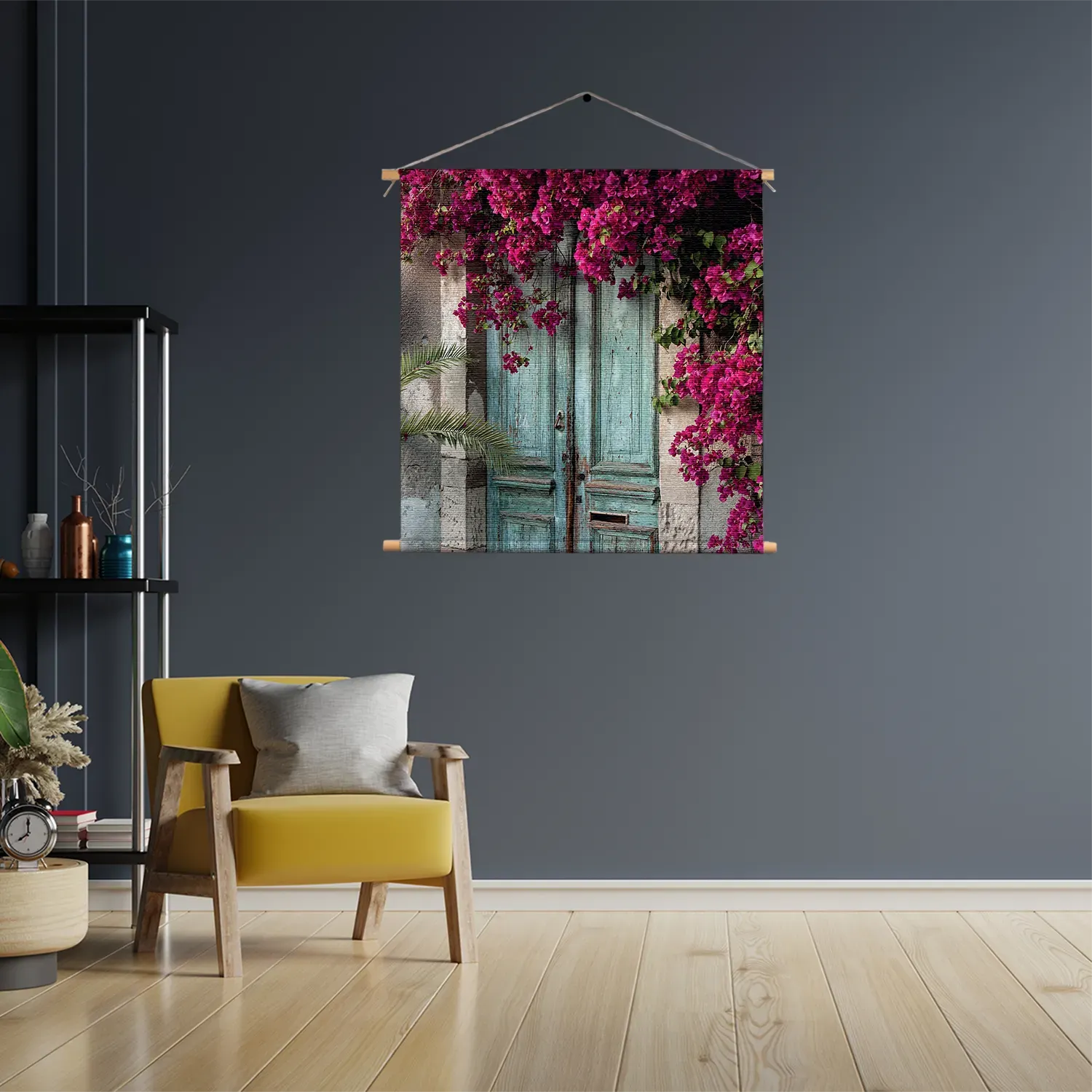 Textielposter Roze deuren Vierkant Template TP Vierkant Natuur 42 3