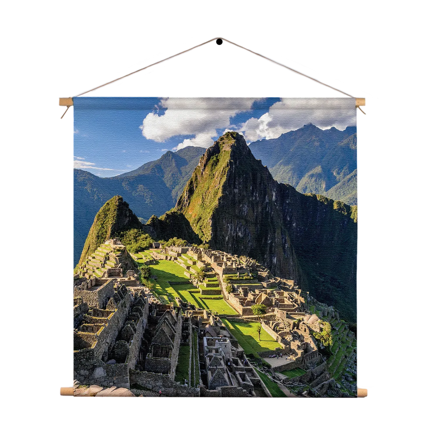 Textielposter Machu Picchu Vierkant Template TP Vierkant Natuur 44 1