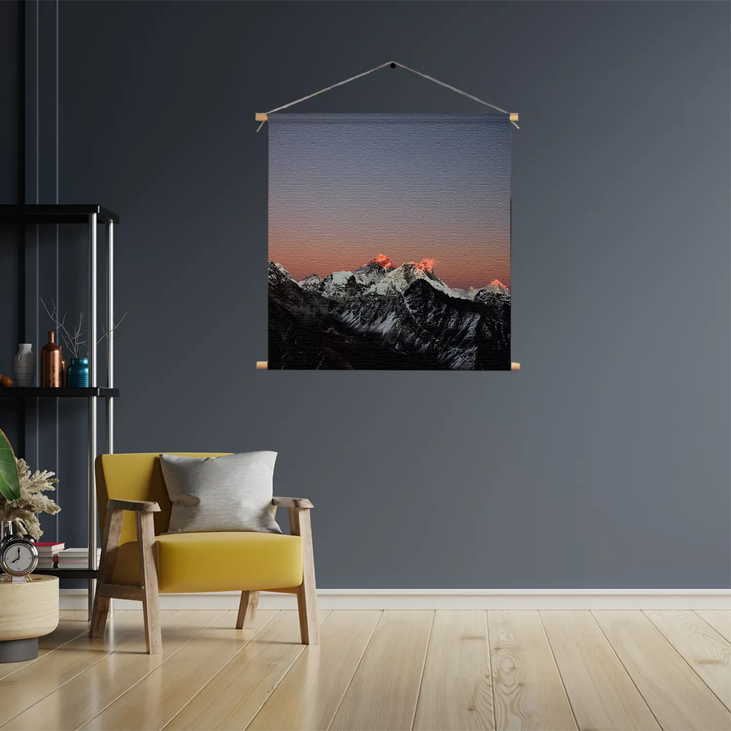 Textielposter Het Witte gebergte Vierkant Template TP Vierkant Natuur 45 3