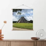 Textielposter Teotihuacán Vierkant Template TP Vierkant Natuur 47 2