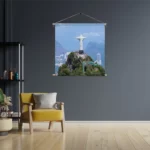 Textielposter Christus de verlosser Vierkant Template TP Vierkant Natuur 50 3