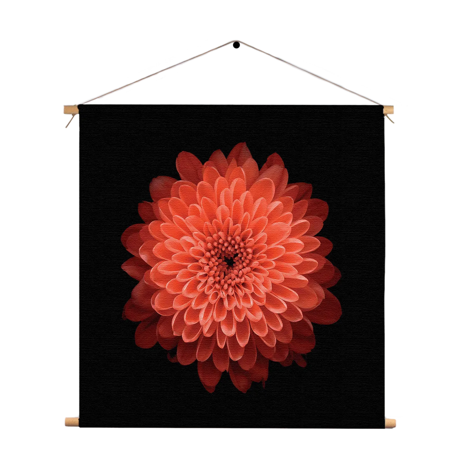 Textielposter Oranje Dahlia Vierkant Template TP Vierkant Natuur 53 1