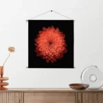 Textielposter Oranje Dahlia Vierkant Template TP Vierkant Natuur 53 2
