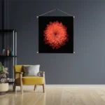 Textielposter Oranje Dahlia Vierkant Template TP Vierkant Natuur 53 3