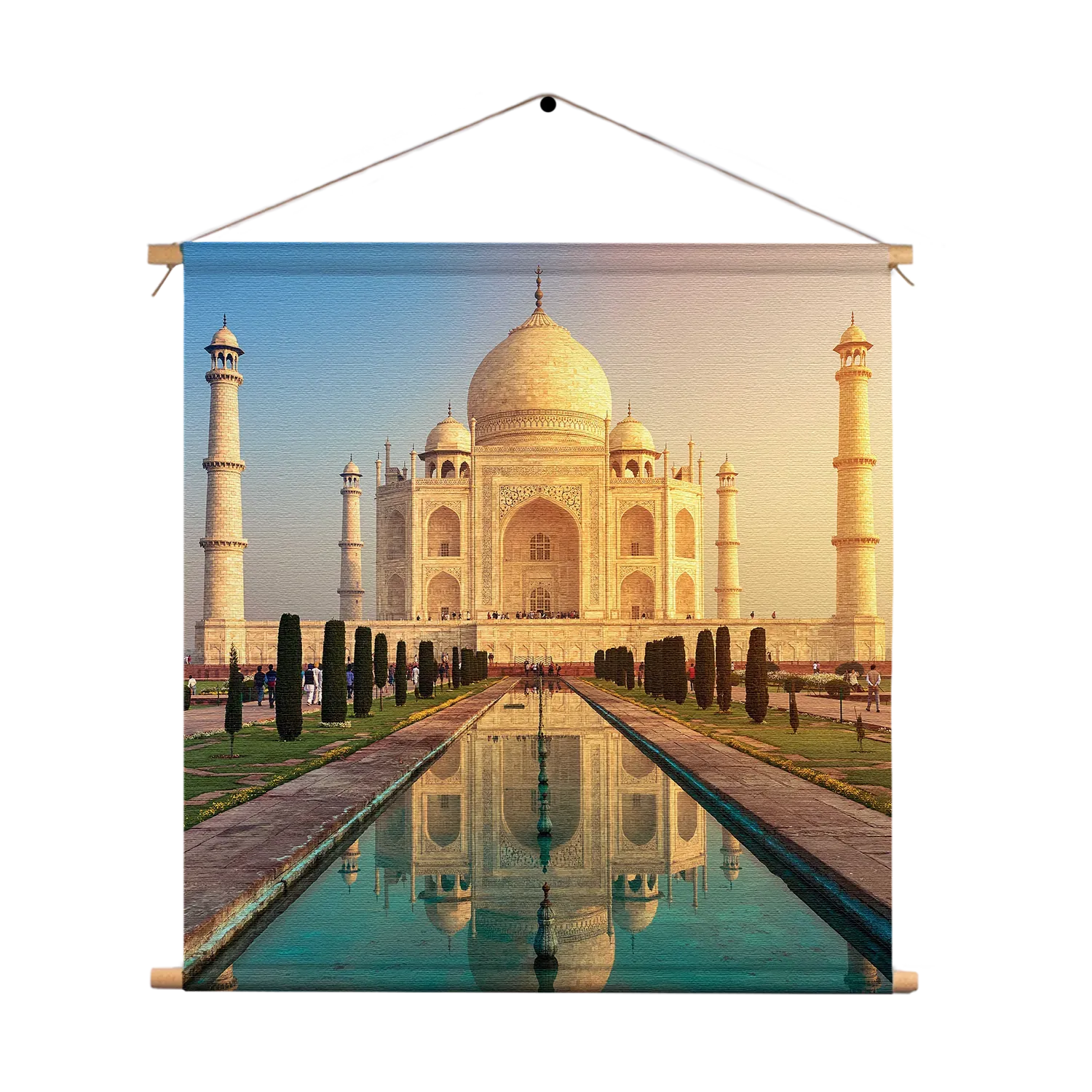 Textielposter De Tajmahal Vierkant Template TP Vierkant Natuur 55 1