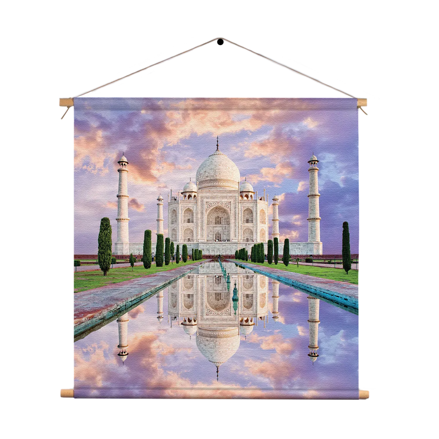 Textielposter De Tajmahal 2 Vierkant Template TP Vierkant Natuur 58 1