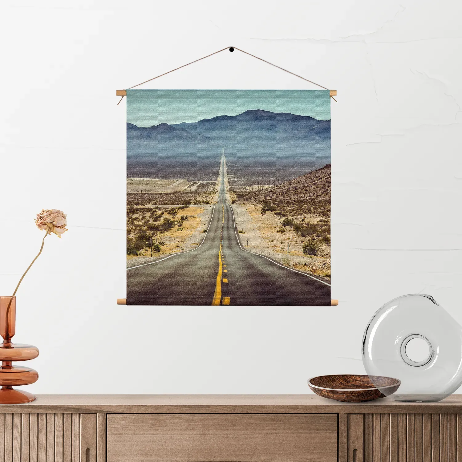Textielposter Deathvally Vierkant Template TP Vierkant Natuur 61 2