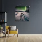Textielposter Huskies door Lapland Vierkant Template TP Vierkant Natuur 66 3