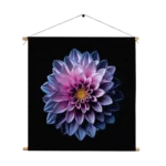 Textielposter Paarse Dahlia Vierkant Template TP Vierkant Natuur 67 1