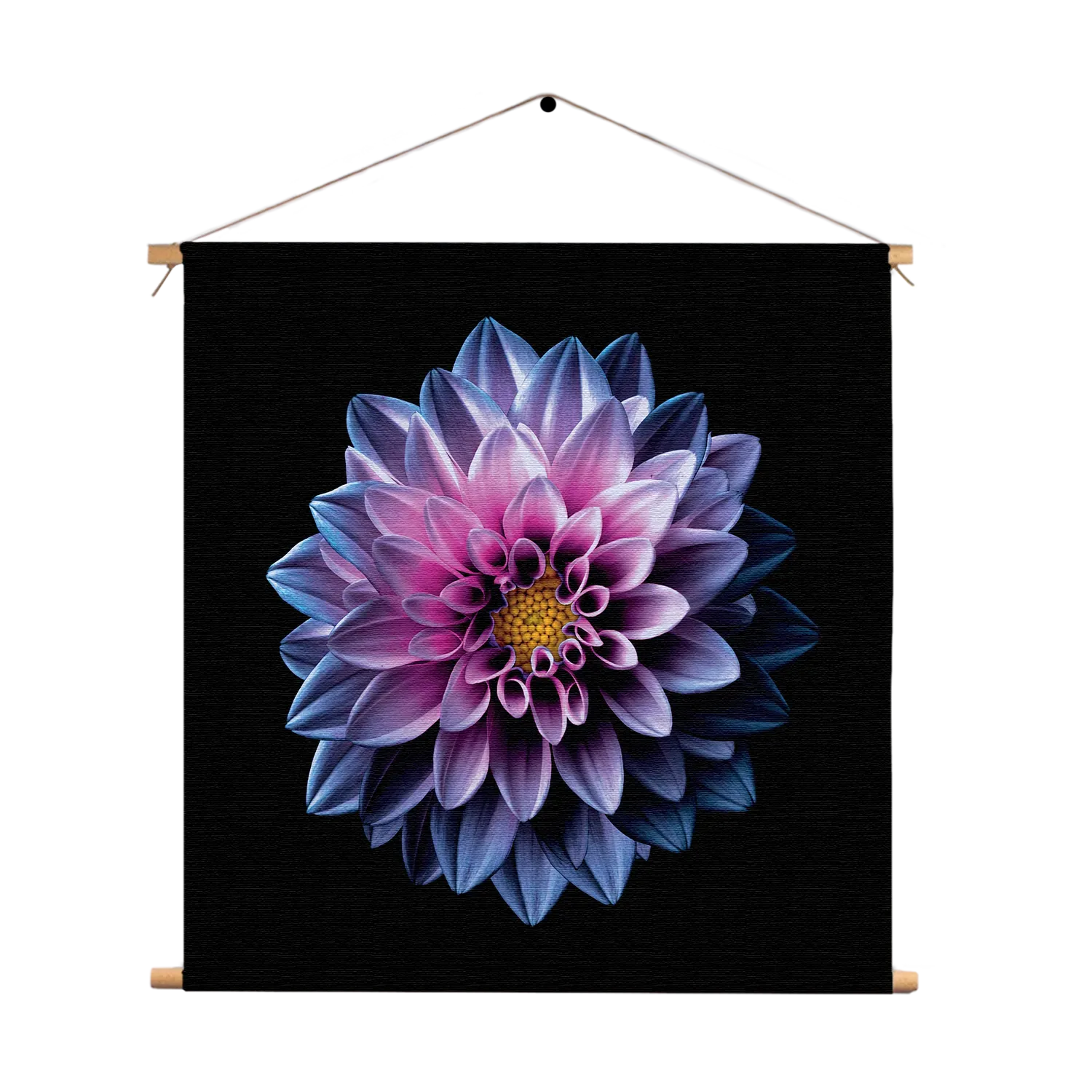 Textielposter Paarse Dahlia Vierkant Template TP Vierkant Natuur 67 1