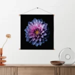 Textielposter Paarse Dahlia Vierkant Template TP Vierkant Natuur 67 2