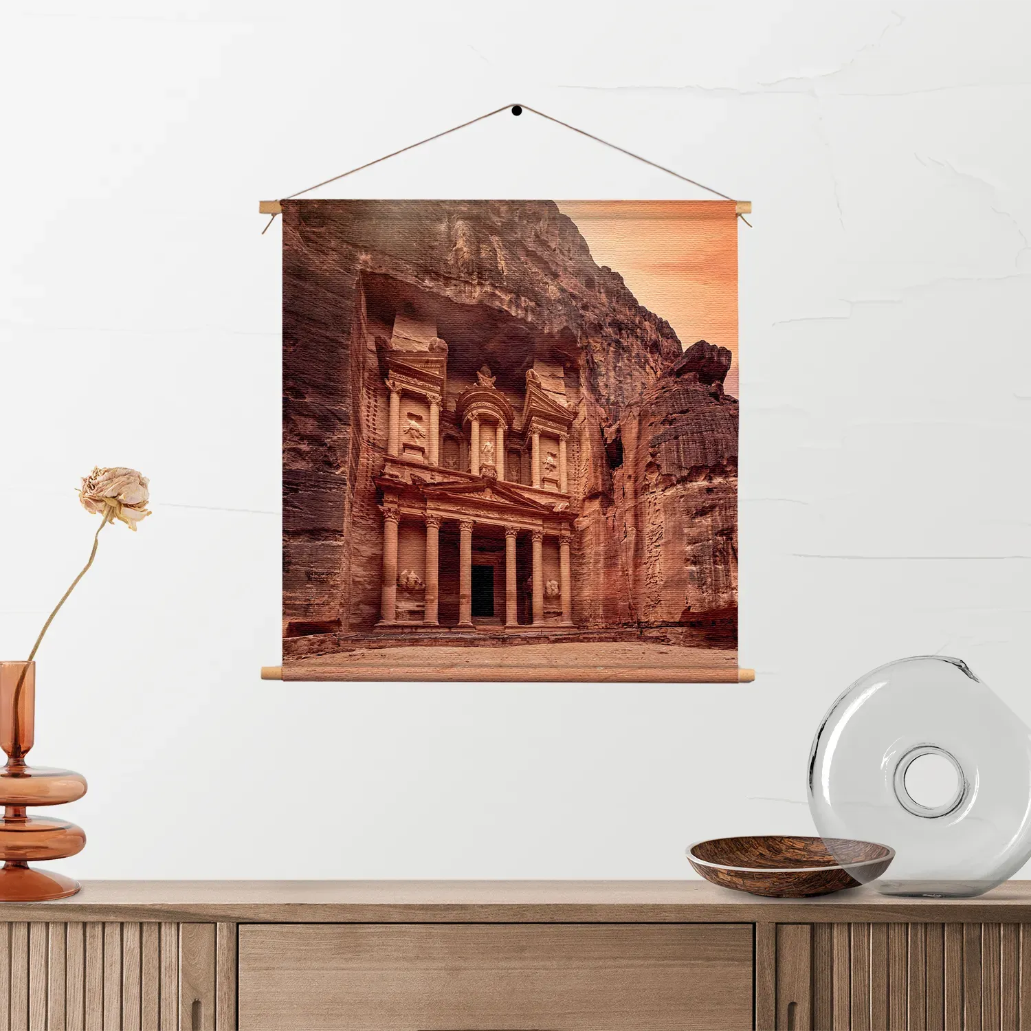 Textielposter Petra 2 Vierkant Template TP Vierkant Natuur 84 2