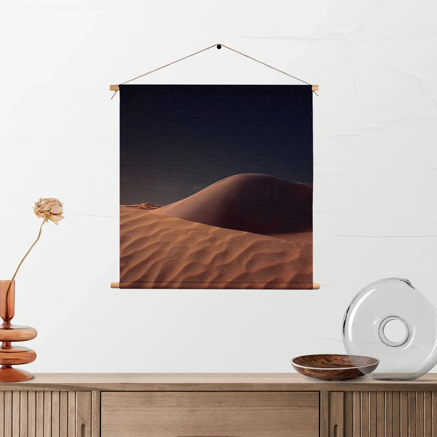 Textielposter De woestijn Vierkant Template TP Vierkant Natuur 86 2