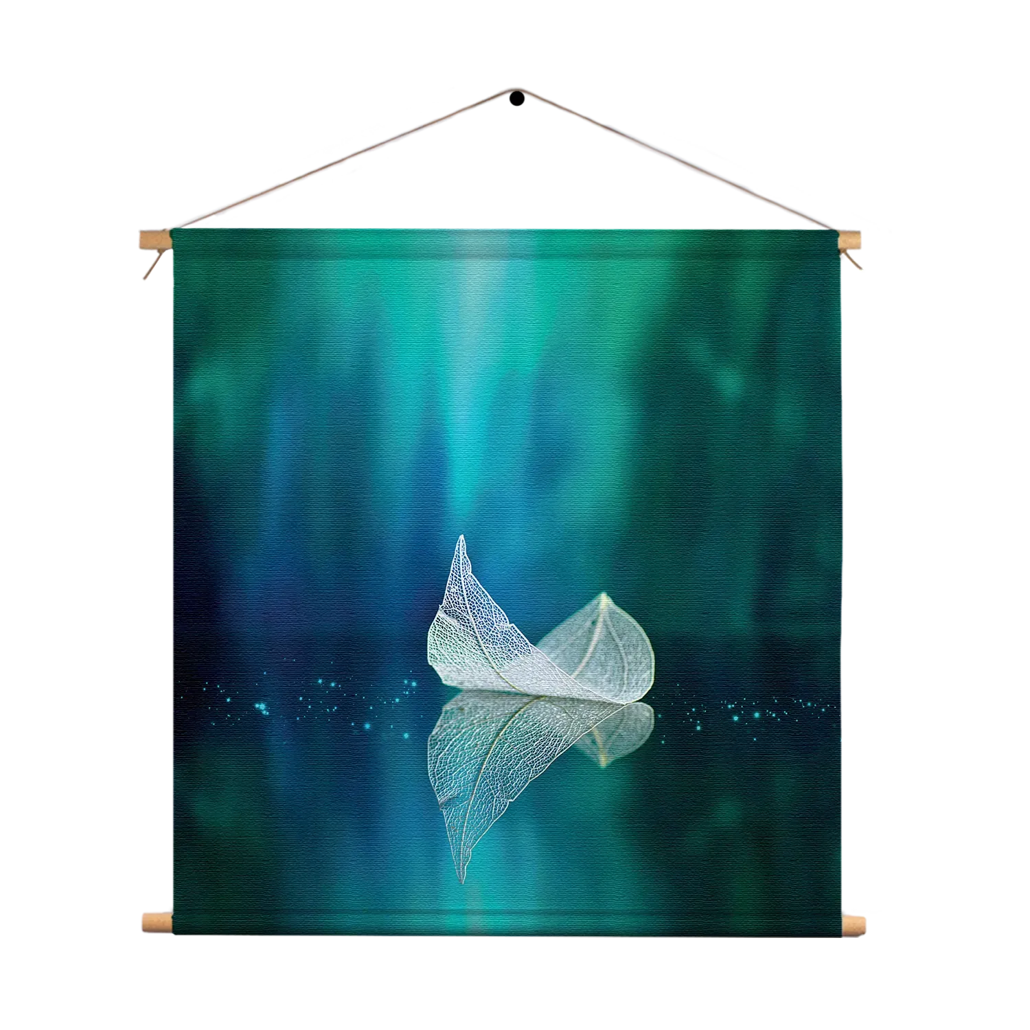 Textielposter Het noorderlicht Vierkant Template TP Vierkant Natuur 90 1