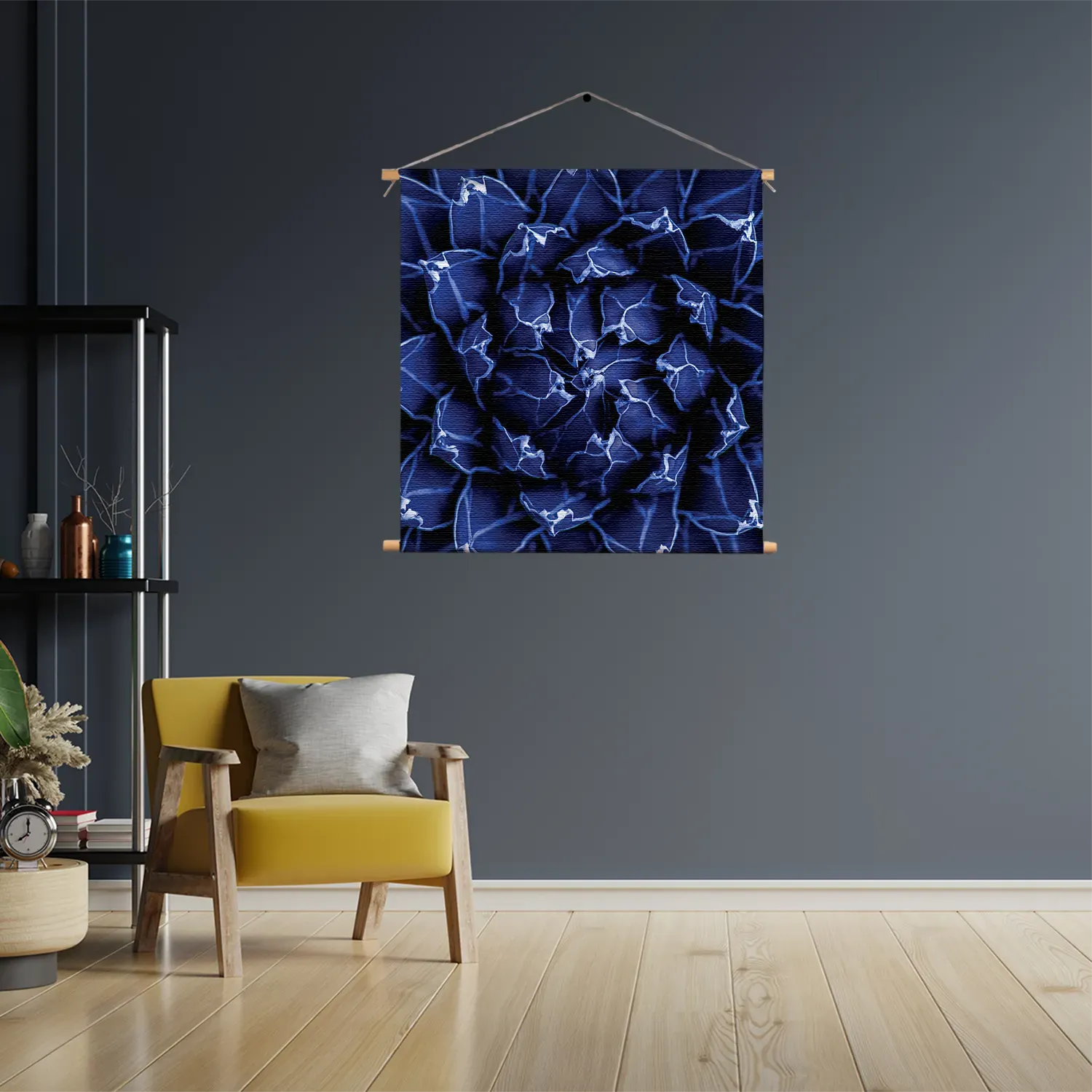 Textielposter Kleurrijke bloem 2 Vierkant Template TP Vierkant Natuur 93 3