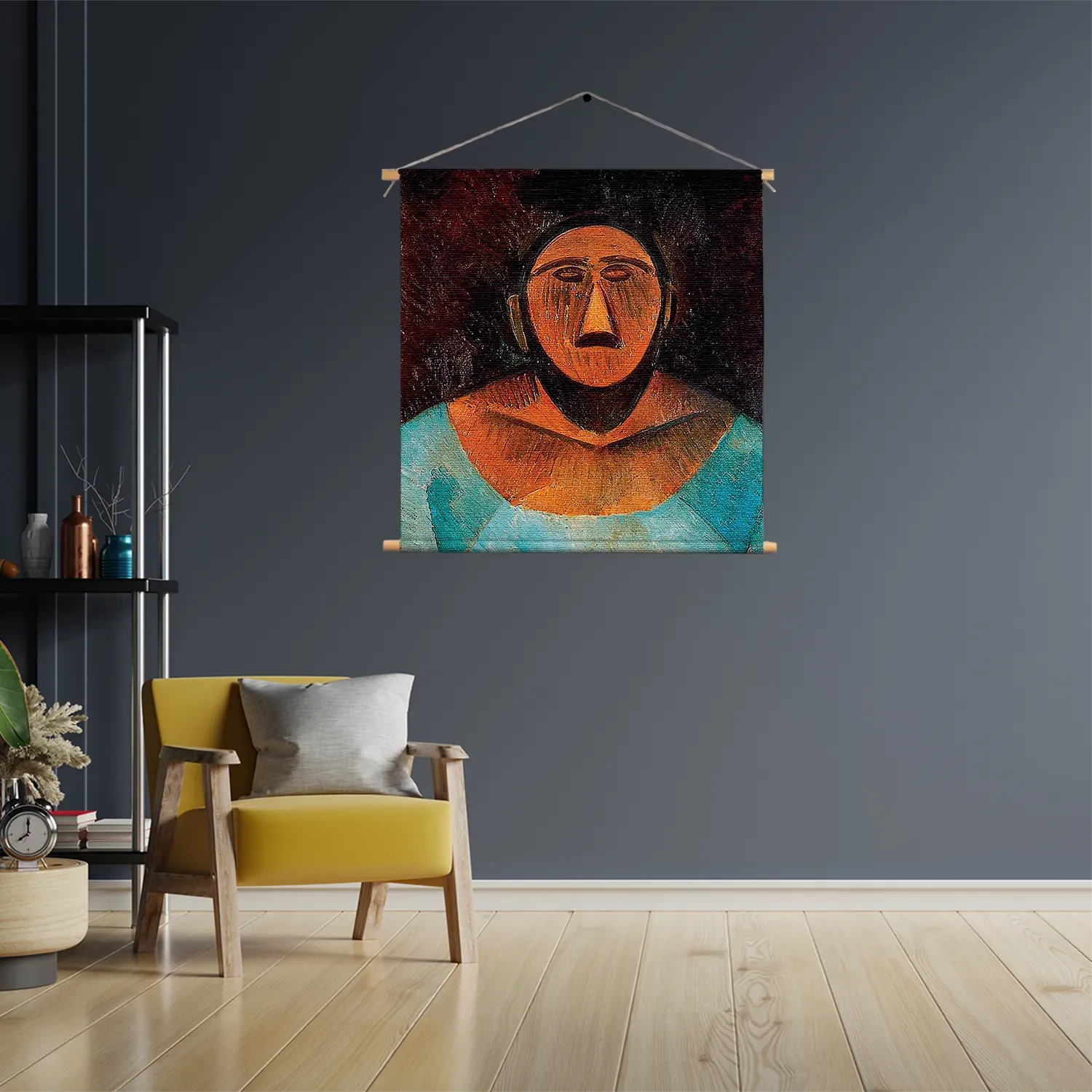 Textielposter Picasso Boerin 1908 Vierkant Template TP Vierkant Om 16 3