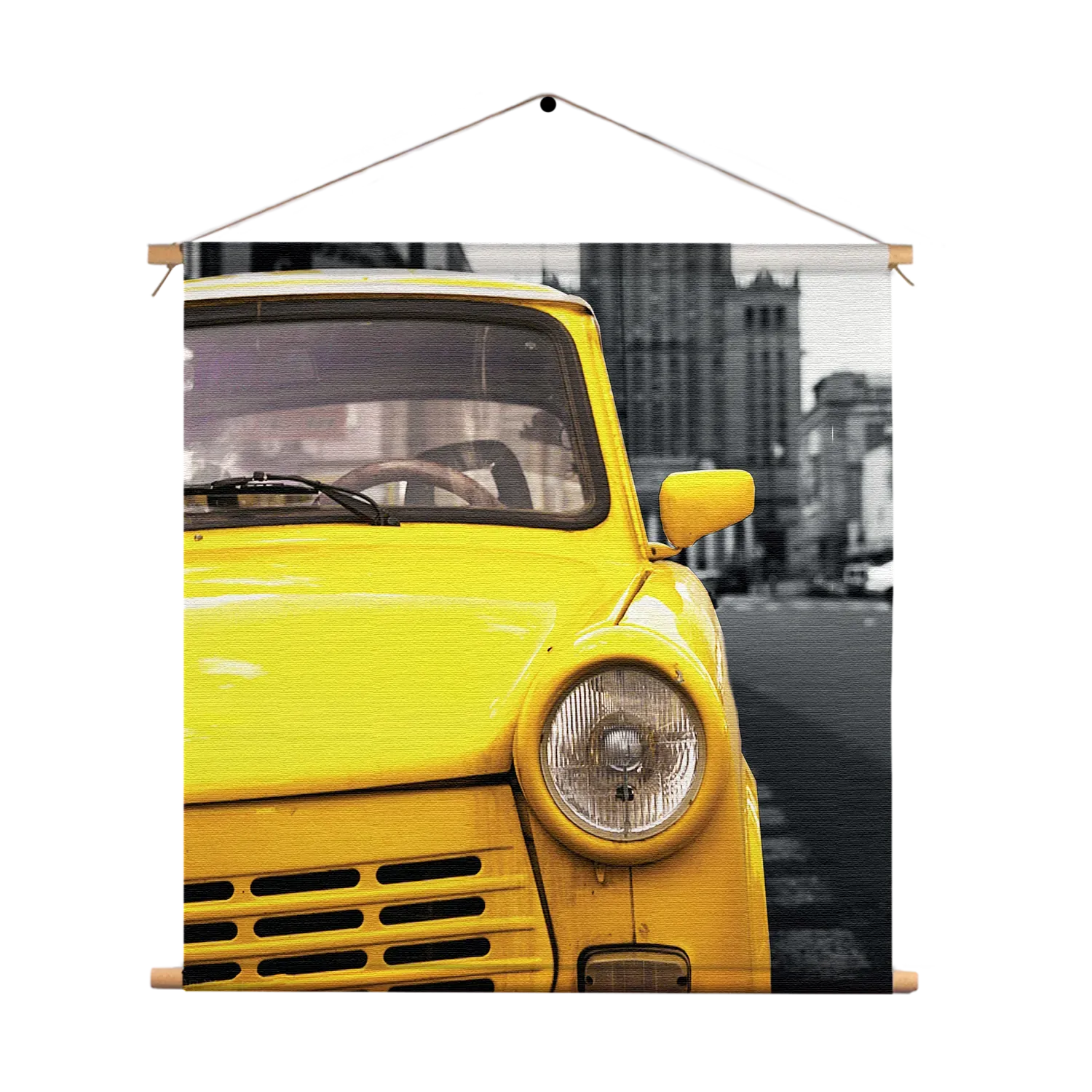 Template_TP_Vierkant_Retro_16-1 Textielposter Old School Gele Taxi 02 Vierkant Template TP Vierkant Retro 16 1