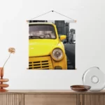 Template_TP_Vierkant_Retro_16-2 Textielposter Old School Gele Taxi 02 Vierkant Template TP Vierkant Retro 16 2