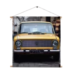 Template_TP_Vierkant_Retro_7-1 Textielposter Old School Gele Taxi 01 Vierkant Template TP Vierkant Retro 7 1