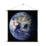 Textielposter Onze Aarde Vierkant Template TP Vierkant Ruimtevaart 5 1