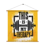 Template_TP_Vierkant_Sport_1-1 Textielposter This Is My Therapy Vierkant Template TP Vierkant Sport 1 1