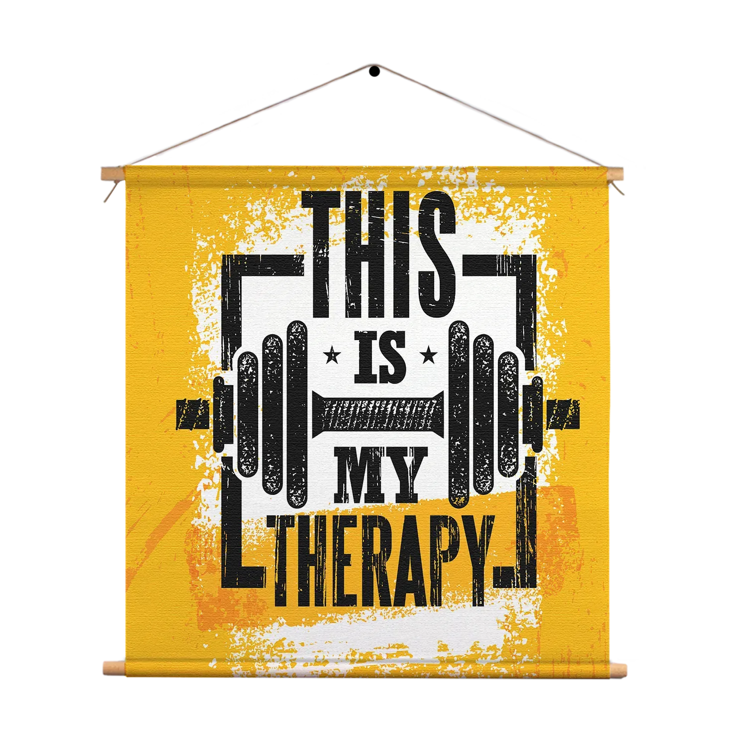 Template_TP_Vierkant_Sport_1-1 Textielposter This Is My Therapy Vierkant Template TP Vierkant Sport 1 1
