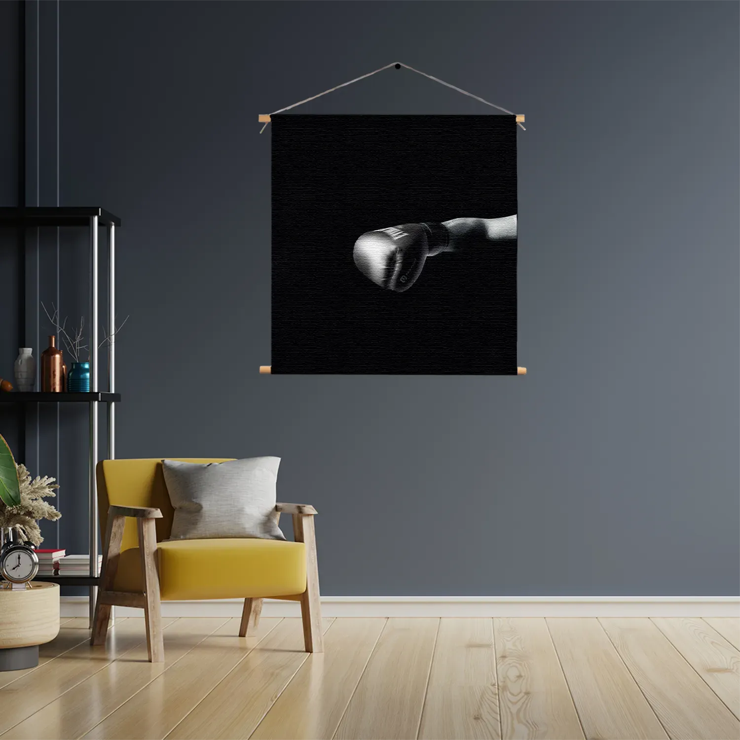 Textielposter Boksen Vierkant Template TP Vierkant Sport 4 3