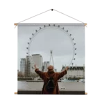 Textielposter London Eye Vierkant Template TP Vierkant Steden 14 1