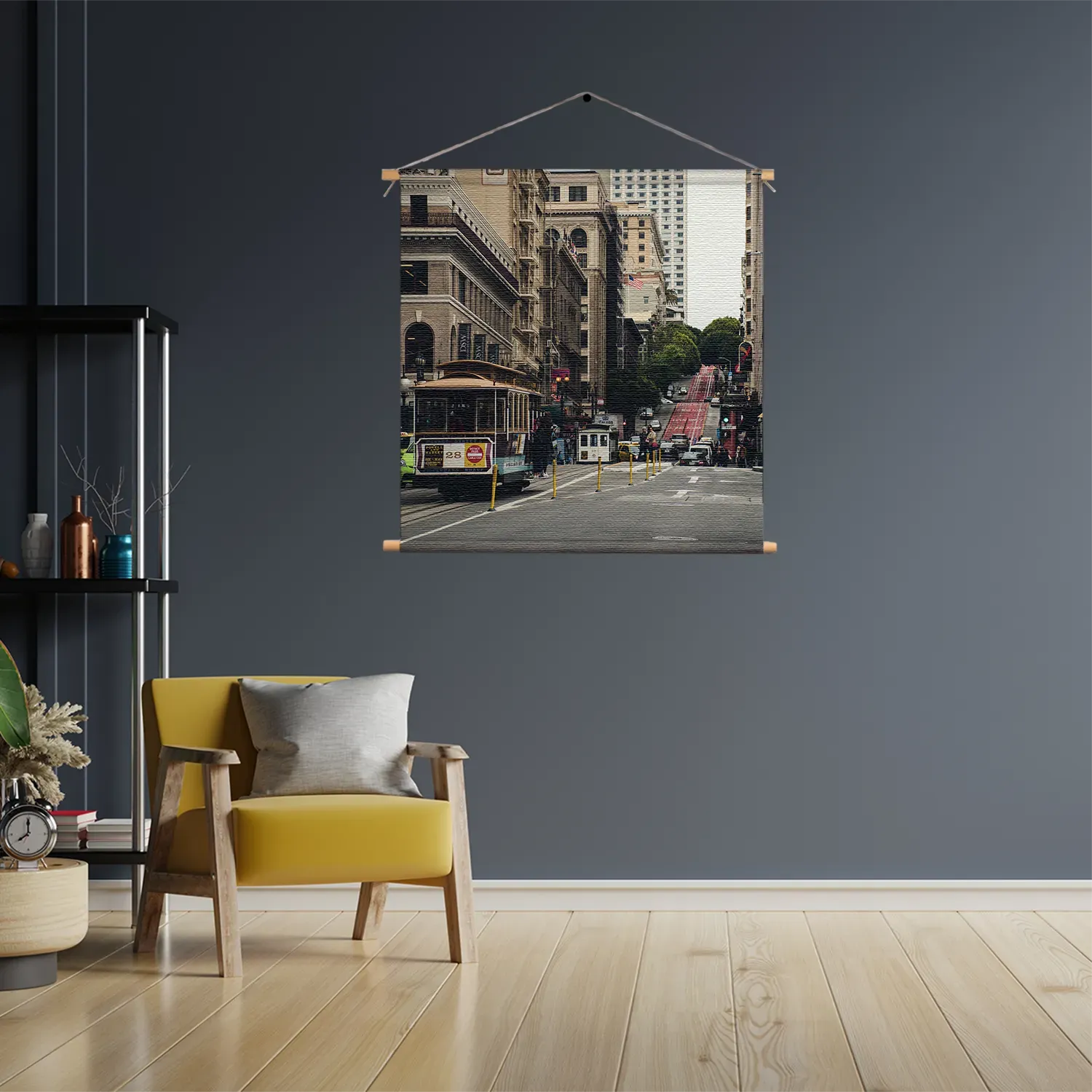 Textielposter San Francisco City Vierkant Template TP Vierkant Steden 17 3