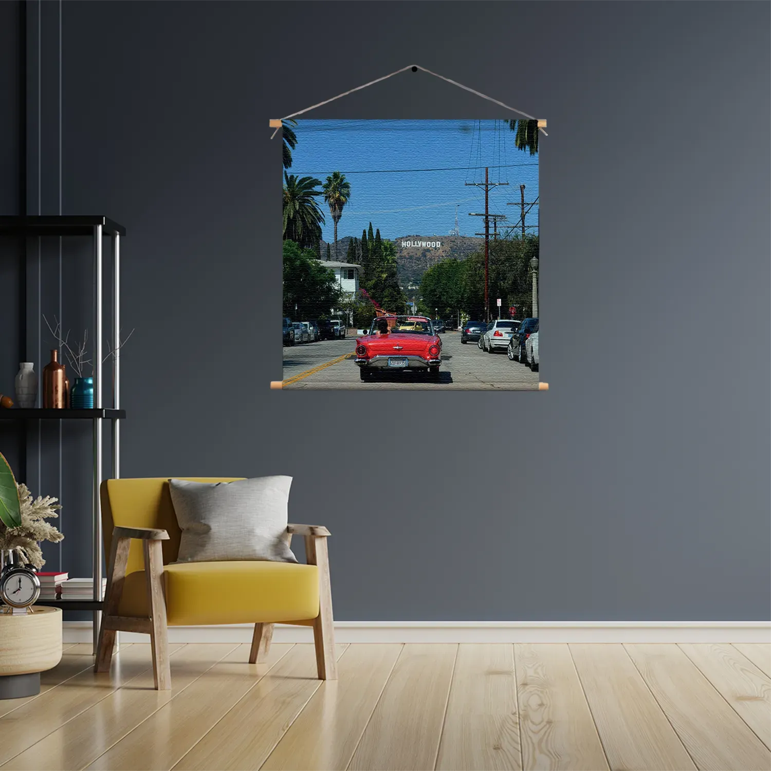 Textielposter Hollywood Vierkant Template TP Vierkant Steden 21 3
