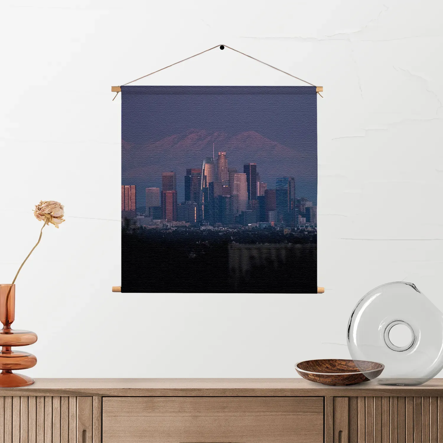 Textielposter Los Angeles Vierkant Template TP Vierkant Steden 47 2