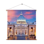 Textielposter Het Vaticaan Vierkant Template TP Vierkant Steden 56 1