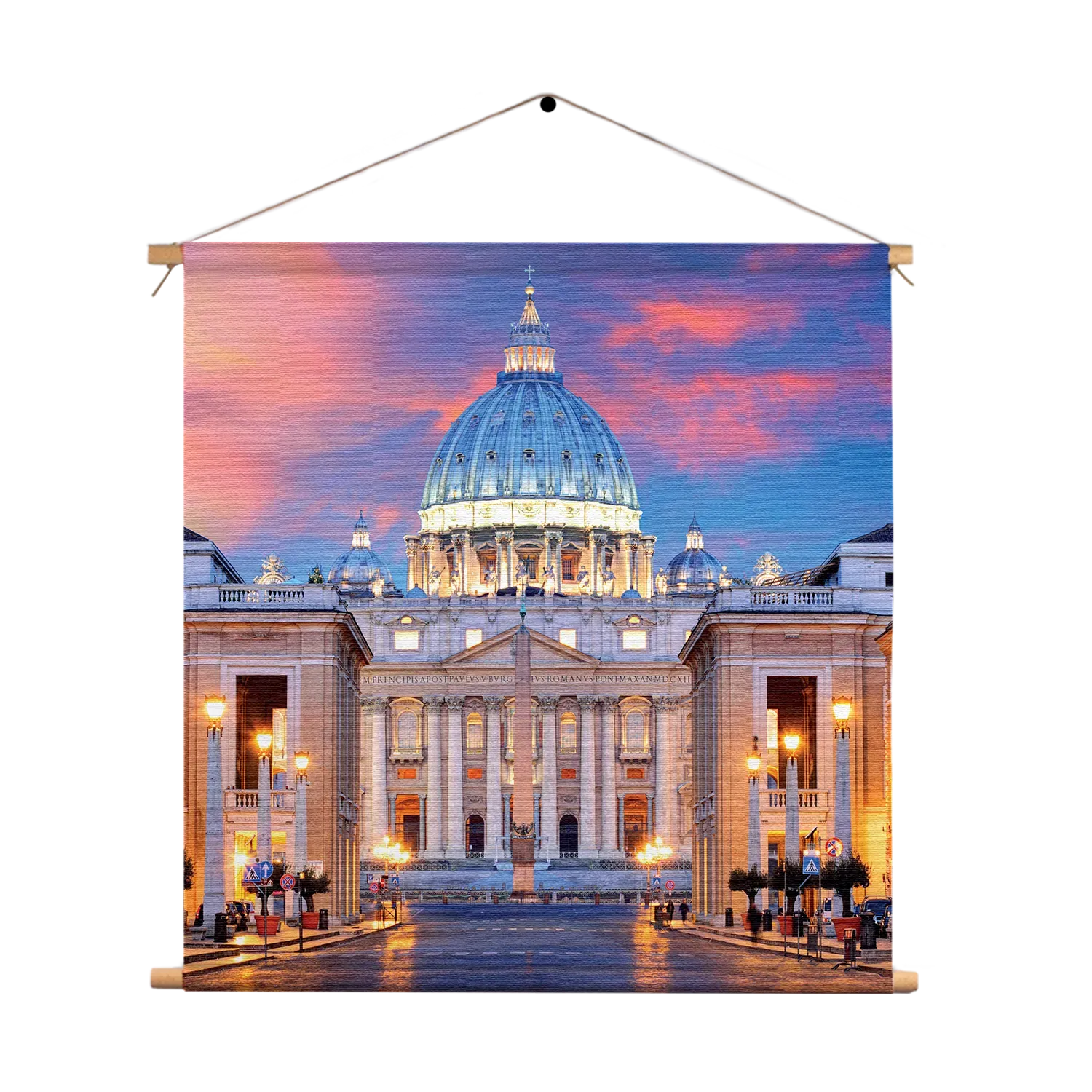 Textielposter Het Vaticaan Vierkant Template TP Vierkant Steden 56 1