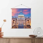 Textielposter Het Vaticaan Vierkant Template TP Vierkant Steden 56 2