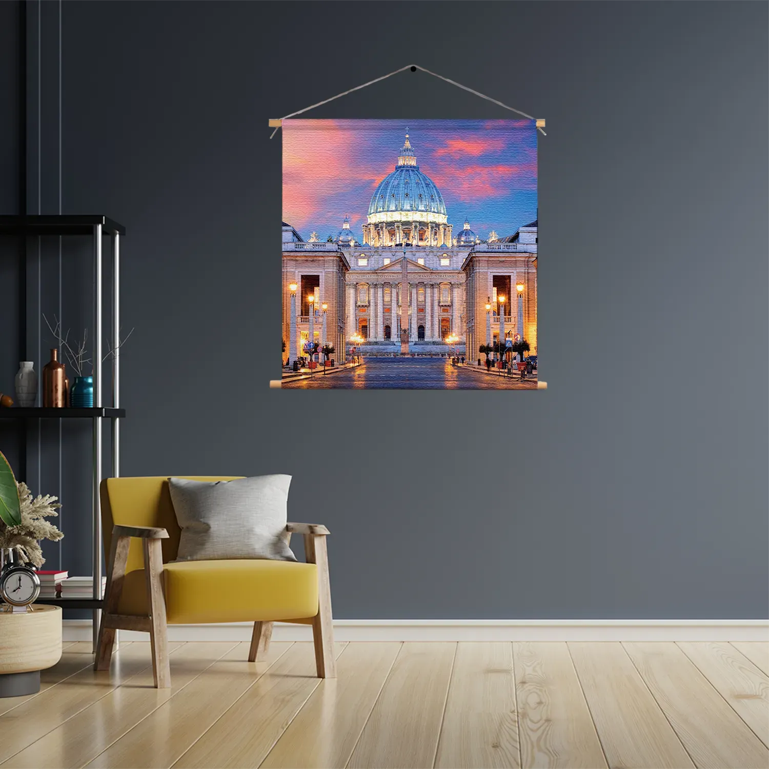 Textielposter Het Vaticaan Vierkant Template TP Vierkant Steden 56 3