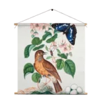 Template_TP_Vierkant_Vintage_1-1 Textielposter Prent Natuur Vogel en Bloemen 01 Vierkant Template TP Vierkant Vintage 1 1