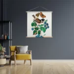 Textielposter Prent Natuur Vogel en Bloemen 14 Vierkant Template TP Vierkant Vintage 14 3