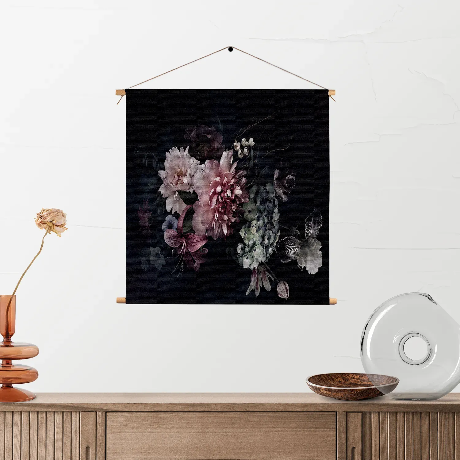 Template_TP_Vierkant_Vintage_24-2 Textielposter Modern Stil Leven Bloemen 03 Vierkant Template TP Vierkant Vintage 24 2