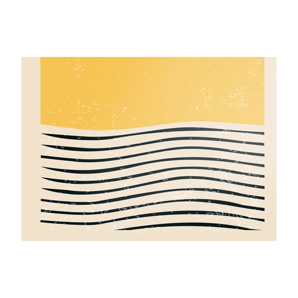 Schilderij Scandinavisch Basis Geel Rechthoek Horizontaal Template DB 50 70 Horizontaal Abstract 10 1