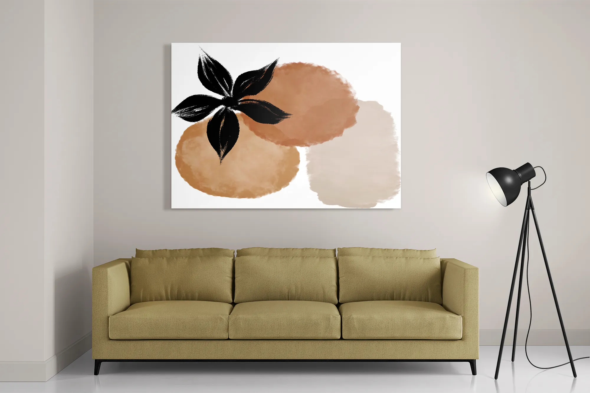 Schilderij Naturel tinten scandinavisch 03 Rechthoek Horizontaal Template DB 50 70 Horizontaal Abstract 104 2