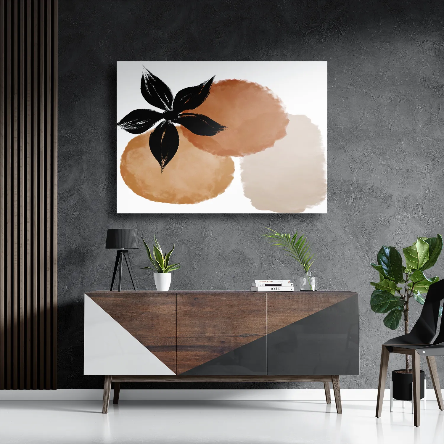 Schilderij Naturel tinten scandinavisch 03 Rechthoek Horizontaal Template DB 50 70 Horizontaal Abstract 104 3