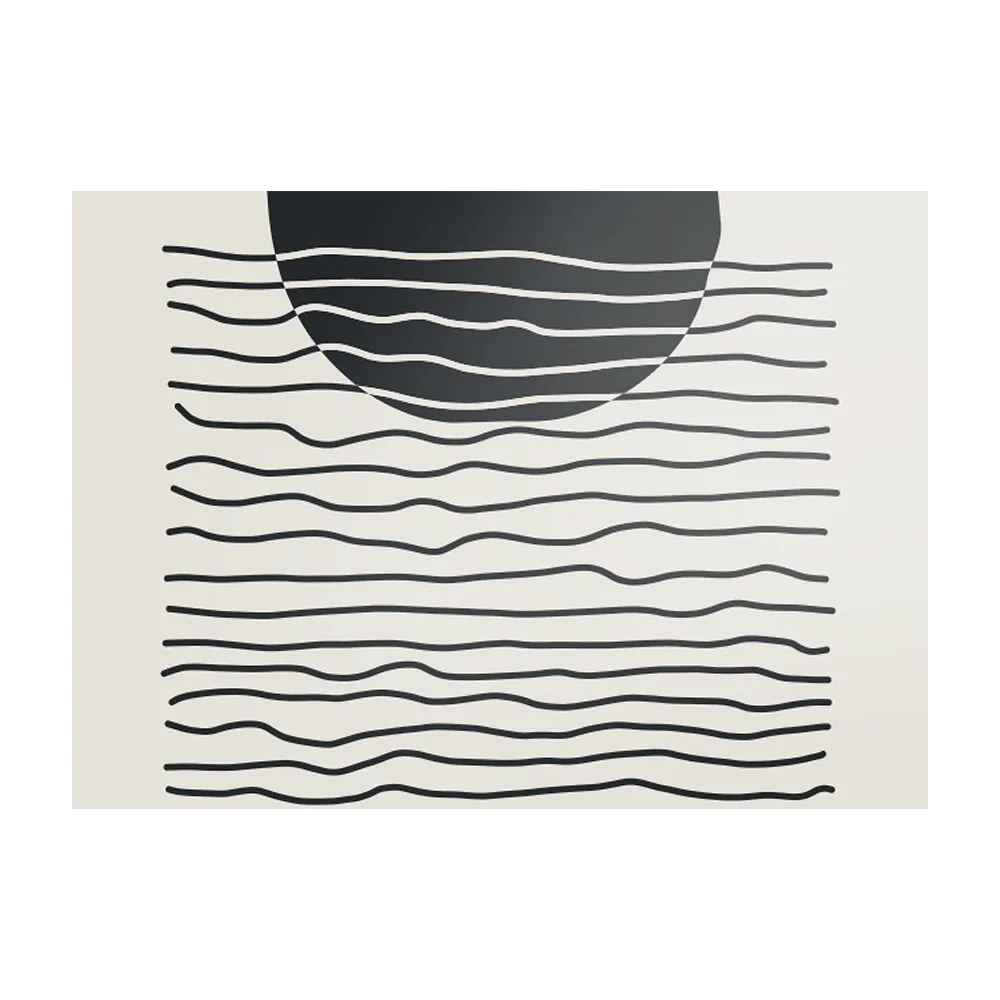 Schilderij Scandinavisch Basis Zwart Rechthoek Horizontaal Template DB 50 70 Horizontaal Abstract 11 1