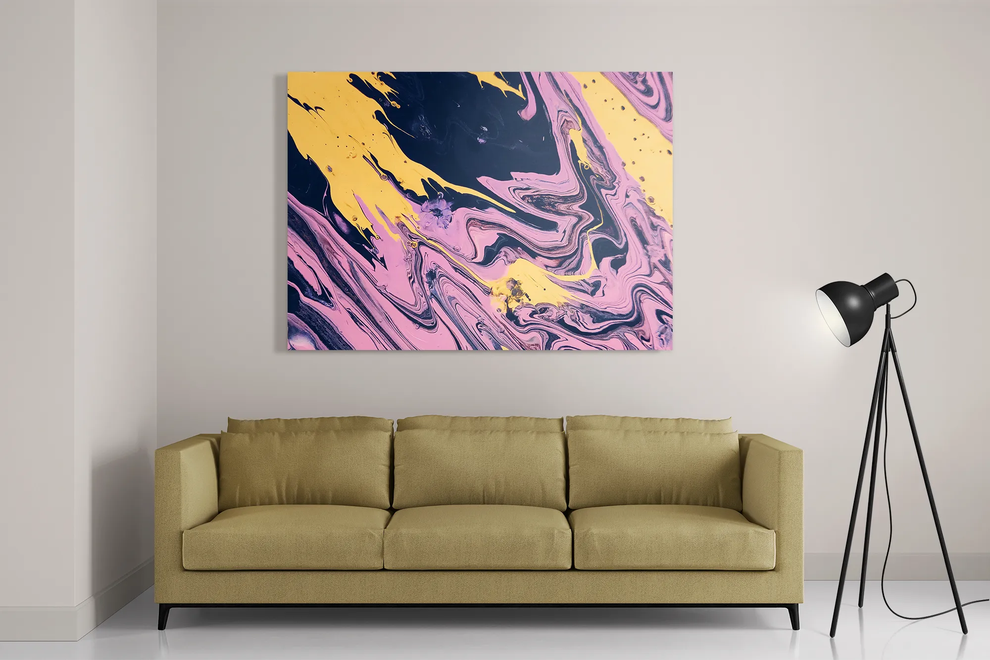Schilderij Moderne Kunst Rechthoek Horizontaal Template DB 50 70 Horizontaal Abstract 36 2
